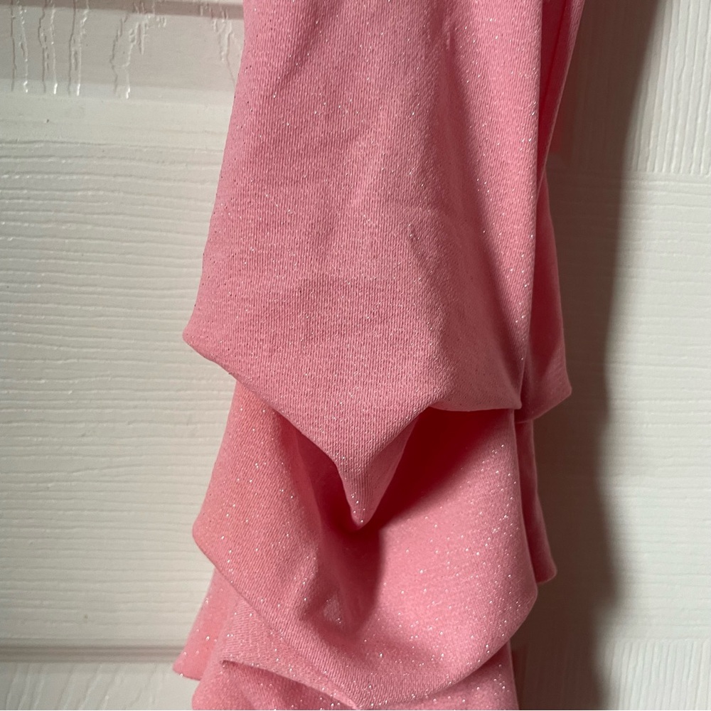 Pink Ruffle Leggings - Picture 2 of 9